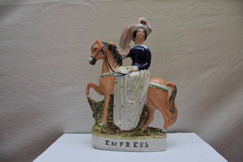 Eugenie Staffordshire flatback: Empress of France; CPPOT008