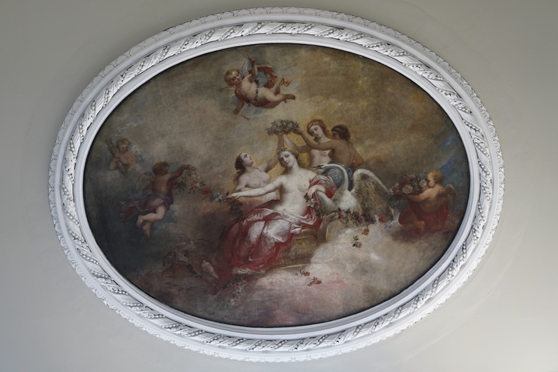 Leda and the Swan ceiling mural; Unknown; CPART002