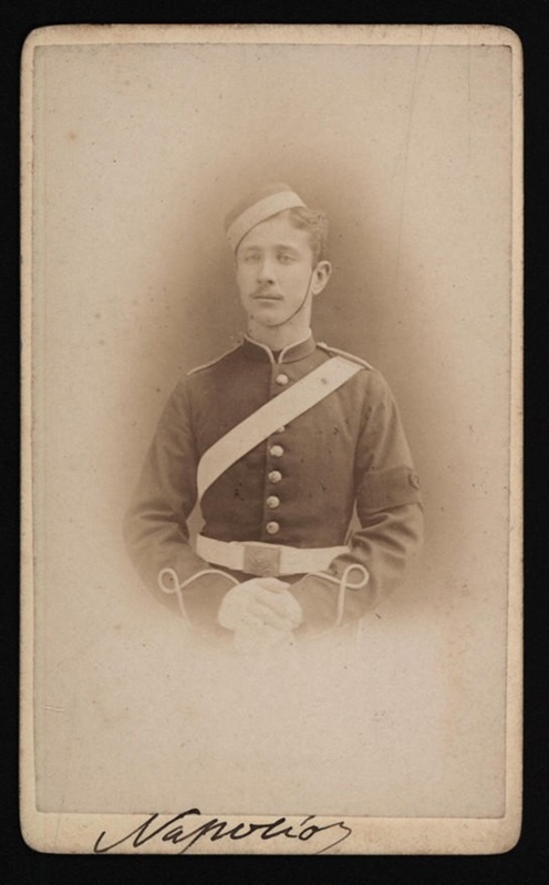 Prince Imperial in his Woolwich uniform after the death of his father; Criterion Studios Woolwich; 1873 +; CPPHO010