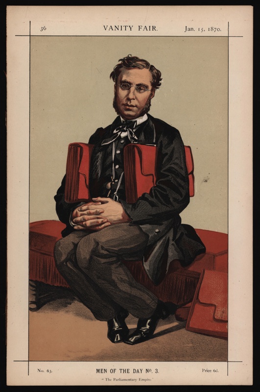 Vanity Fair: Emille Ollivier
Men of the Day No 3  _The Parliamentary Empire'; James Tissot; 15th January 1870; CPCAR056