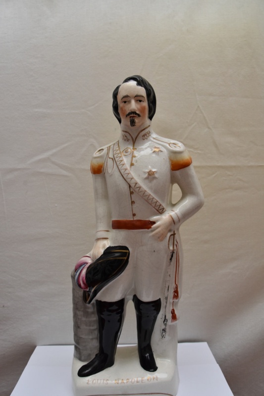 Napoleon lll Staffordsgire flatback (cream) same as CPPOT003; CPPOT004