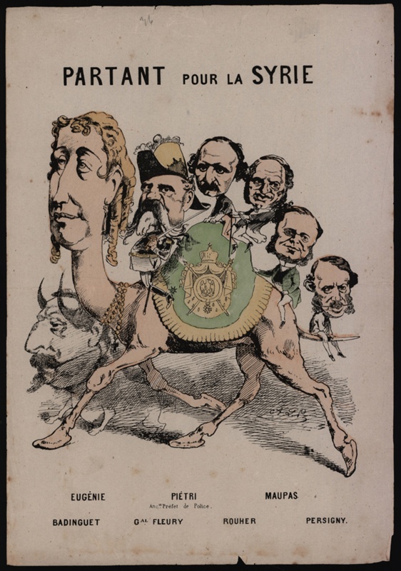 Leaving for Syria, the end of the Second Empire; Alfred le Petit;  1870 -1871; CPCAR020