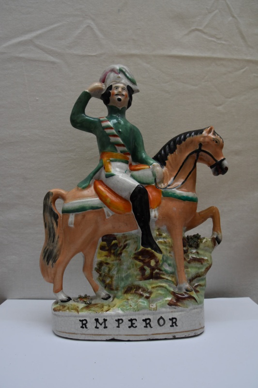 Napoleon lll Staffordshire flatback: Emperor of France; CPPOT007