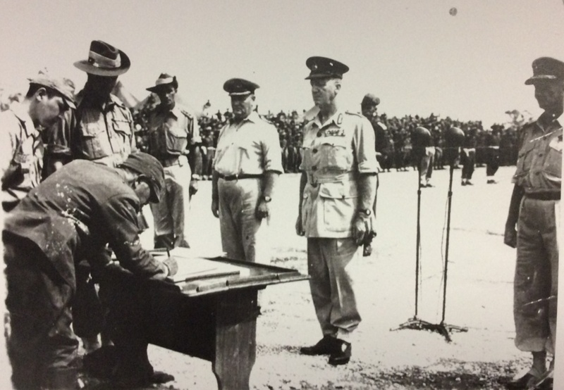 Commander of Japanese Army Signing Surrender Documents; 1995.7143 | eHive