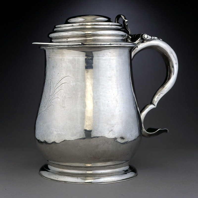 tonnka フードピン ボンピン シルバー Tankard; Boudinot III, Elias, 1706-1770; 1733-1752; 138 | eHive