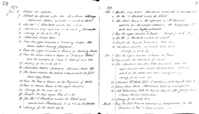 1873 boys school log book