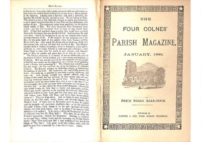 f14_four colnes parish magazines 1881 page0