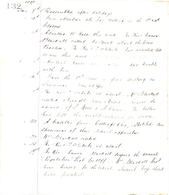 1878 boys school log book