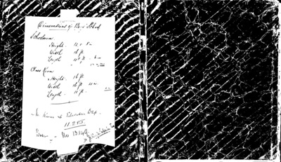 1869 boys school log book