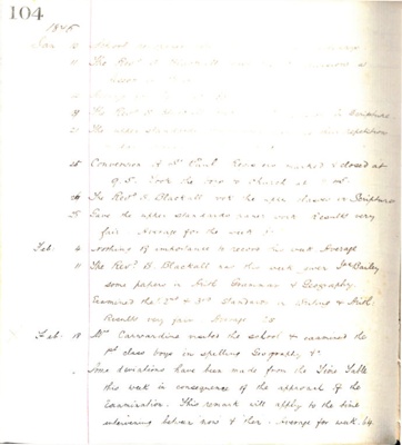 1876 boys school log book