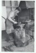 Alan Clarke working in Wagstaff's Forge in Howick Historical Village. ; La Roche, Alan; 5 April 1981; P2020.157.04