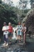 Howick Historical Society's tramp to Parahaha showing members in the gorge, ...., Dorothy Miskelly, Marin Burgess and Prue Lees.; November 1995; P2022.45.06