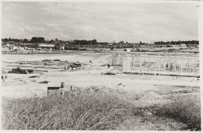 Pakuranga College building site; Sloan Photo Service, Bucklands Beach; c1960; 2019.007.04