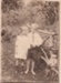 Francis Geoffrey Fairfield and his sister Cissie (Doris) with a teddy bear in the garden.; Lovey, R, Auckland; after 1910; 2018.333.61
