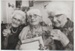 Emily Leah Wilson on her 100th birthday with her sisters.; 14/04/1976; 2018.330.05