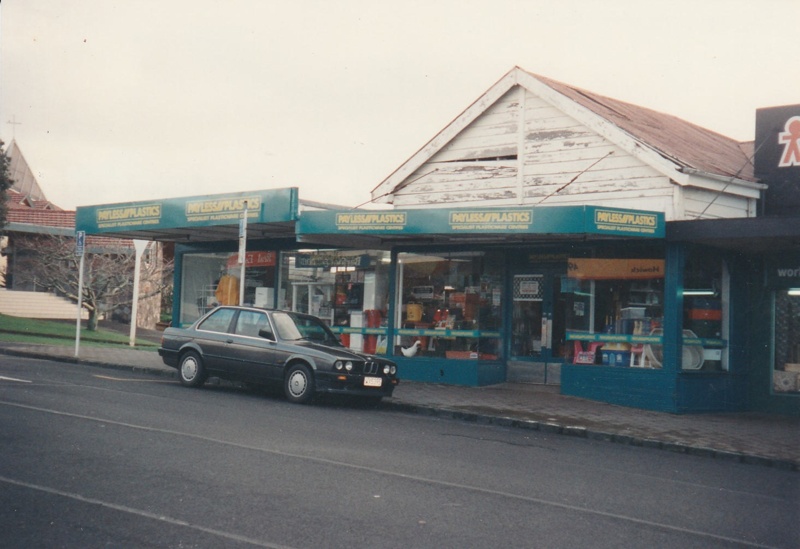 The premises of Payless Plastics (formerly Rishworths) on the corner of