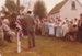 David Edwards, president of the Howick Historical Society at the official opening of Ararimu Valley School in the Howick Historical Village. 29th July 1984.; La Roche, Alan; 29 July 1984; P2020.21.25