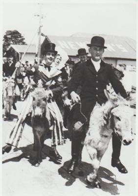 Keith Hattaway in the Howick Centennial Parade; 1/11/1947; 2018.364.05