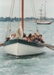 The November 1977 150th re-enactment of the Fencible and early settler landing at Cockle Bay. Photograph shows the 'settlers; arriving in a boat.; Eastern Courier; November 1977; P2021.93.02