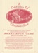 An advertisement for ' A celebration of Christmas past' by the Christmas Heirloom Company.; 4-13 December 1987; P2021.200.11