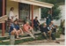 A working bee volunteer group on the steps of Brindle Cottage; 1/06/1989; 2019.129.25