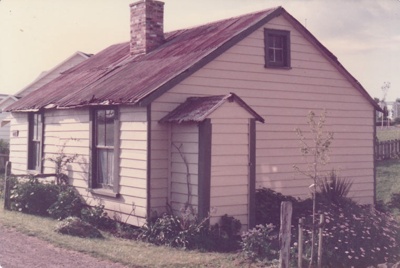 Maher-Gallagher Cottage at the Howick Historical Village.; October 1981; P2020.19.25
