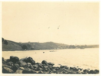 Maraetai Beach and wharf; 1950s; 2017.314.69