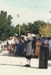 Ron Fryer as Howick Town crier at the opening of White's Homestead in Howick Historical Village.; Kendall, Shirley; 16 March 1997; P2021.75.03