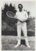 Bert Brickell at the Howick Tennis Club.; c1922; 2018.311.16