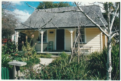Sergeant Barry's cottage in Howick Historical Village.; Eastern Courier; December 2000; P2020.144.01