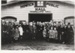 Civic leaders and members of the public outside the Howick Public Hall, after the opening of the Howick cemetary.; c1930; P2021.134.01