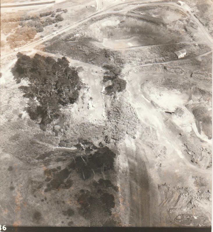 Aerial view of Pigeon Mountain; Whites Aviation; 1972; 2016.425.31 on ...