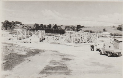 Pakuranga College building site; Sloan Photo Service, Bucklands Beach; c1960; 2019.007.06