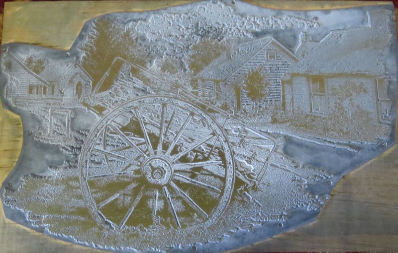 Etching block for printing; 1980; O2017.104.02 on NZ Museums