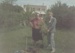 Shirley Kendall and Alan la Roche planting a tree to mark the Fencible Reunion in October 1987.; October 1987; P2021.117.02