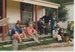 A working bee volunteer group on the steps of Brindle Cottage; 1/06/1989; 2019.129.26