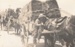 Dufty Bell with his horse-drawn dray loaded with hay in the 1947 Howicj Centennial Parade.; 8 November1947; 2017.554.42