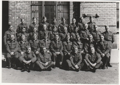 Mt Eden battalion Home Guard, Officers and non-commissioned officers, all named .; White, Bruce; 22 August 1943; P2022.65.01