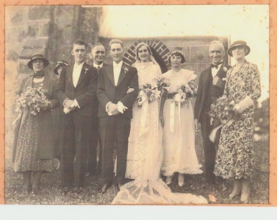 Arnold and Dorothy Hemmining's wedding; 1933; 2018.286.30