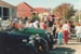 A lne up of vintage cars at the Mayday celebrations at Howick Historical Village.; La Roche, Alan; 3 May 1987; P2021.168.09