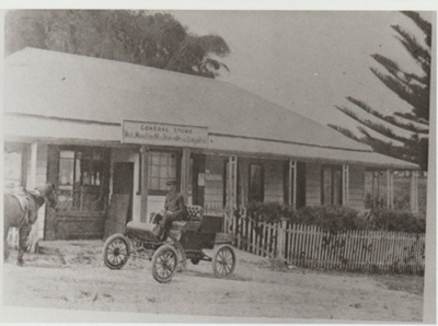 Wagstaff's General Store and Post Office.; Town & Around; c1910; 2018.027.00