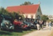 A line up of vintage cars beside Pakuranga School at the Mayday celebrations at Howick Historical Village.; La Roche, Alan; 3 May 1987; P2021.168.11