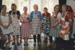 Barbara Doughty, Sue Popping, Carol, Kay Mills, Brenda Scott, Kathleen and Roz Palmer at Bell House Howick Historical Village on 8 March 2021 to celebrate the Villages 40 years. Anniversary.; Warbrook, Ireen; 8 March 2020; 2021.01.40
