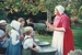 Ros Palmer, dressed as a washerwoman with children on a Live Day, HHV.  ; 22 August 2006; 2019.196.09