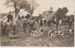 Pakuranga Hunt and hounds outside Fitzpatrick's Cottage in 1930; 1930; 2017.375.29