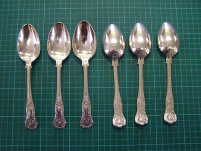 Spoons Silver Plate; O2015.68.1 To 6 