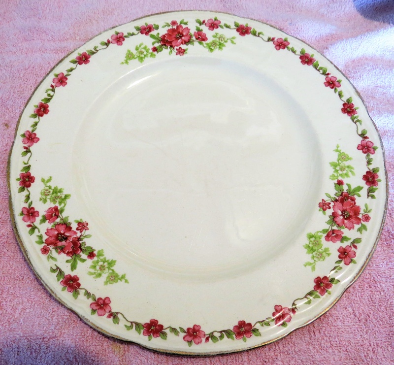 Dinner Plate From Dinner Set; Alfred Meakin Ltd; O2018.37 On Nz Museums