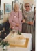 Ren Wiseman and Dorothy Beavis about to cut the cake at the 25th anniversary of the Howick Historical Society.; La Roche, Alan; 29 March1987; P2022.25.18