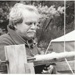 John Hall working on a pole lathe during a Live Day at Howick Historical Village, 19 November 2000. ; Cox, Ivan; 19 November 2000; P2022.07.03