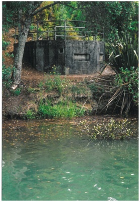 Gun emplacement at Cockle Bay; La Roche, Alan; 2005; 2017.218.35